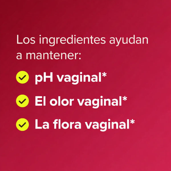 Probiótico vaginal natural, equilibra pH, flora íntima, alivia molestias y previene infecciones recurrentes